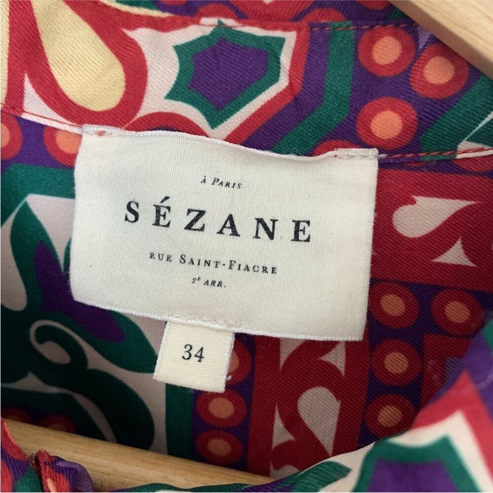 Sezane Multicolor Patterned Dress - Picture 5 of 5